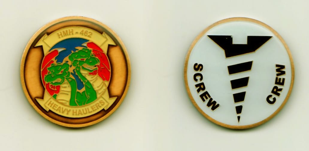 Round shaped, bronze colored coin, 1-1/2 inches in diameter.