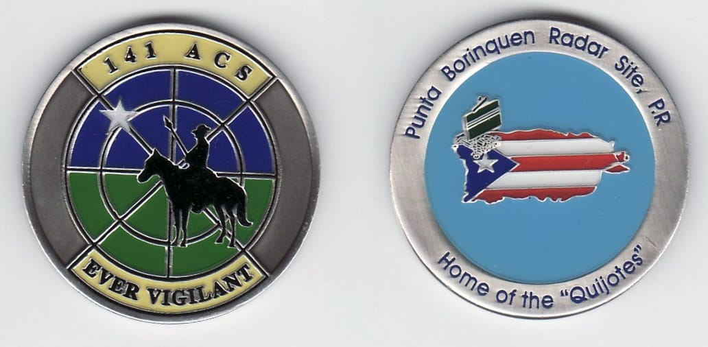 Round shaped, antique silver colored coin, 1- 1/4 inches in diameter.