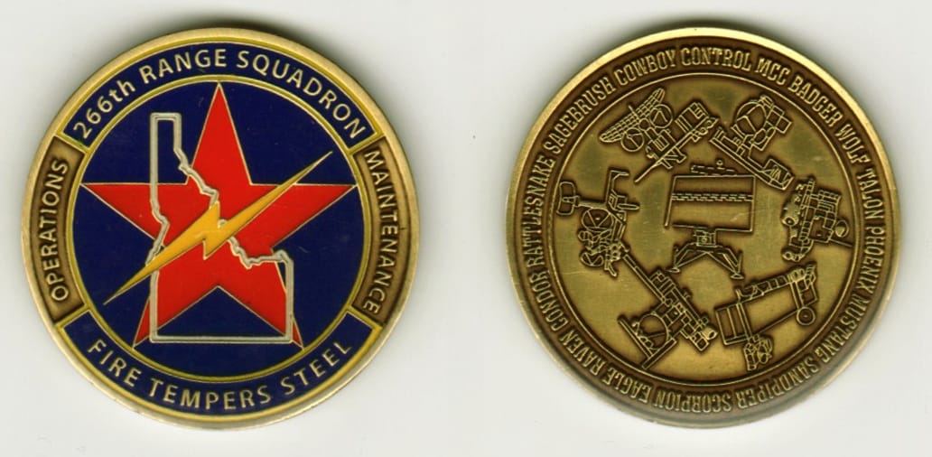 Round shaped, brass colored coin, 1 1/2  inches in diameter.