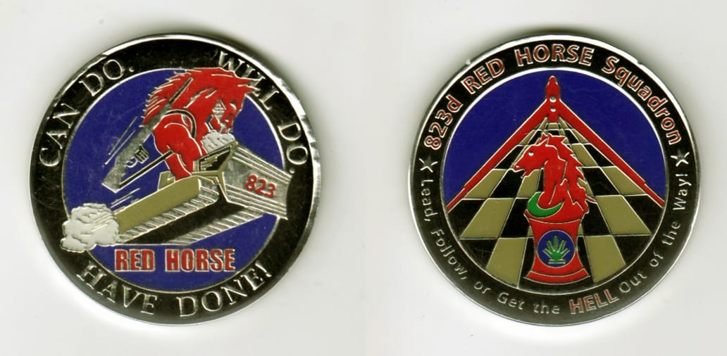 Round shaped, silver coin, 1 11/16  inches in diameter.