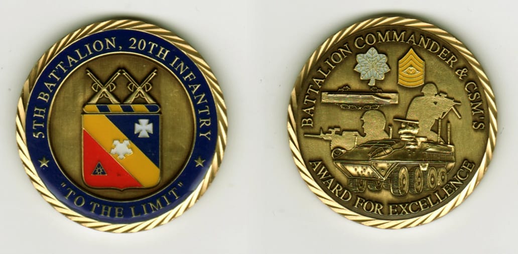 Round shaped, antique brass colored coin, 1 11/16  inches in diameter.