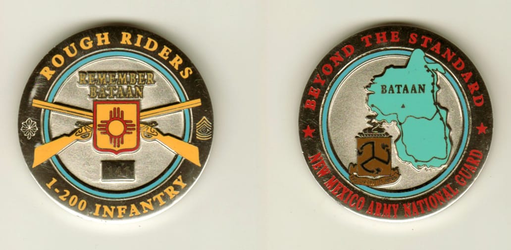 Round shaped, silver colored coin, 1 13/16 inches in diameter.