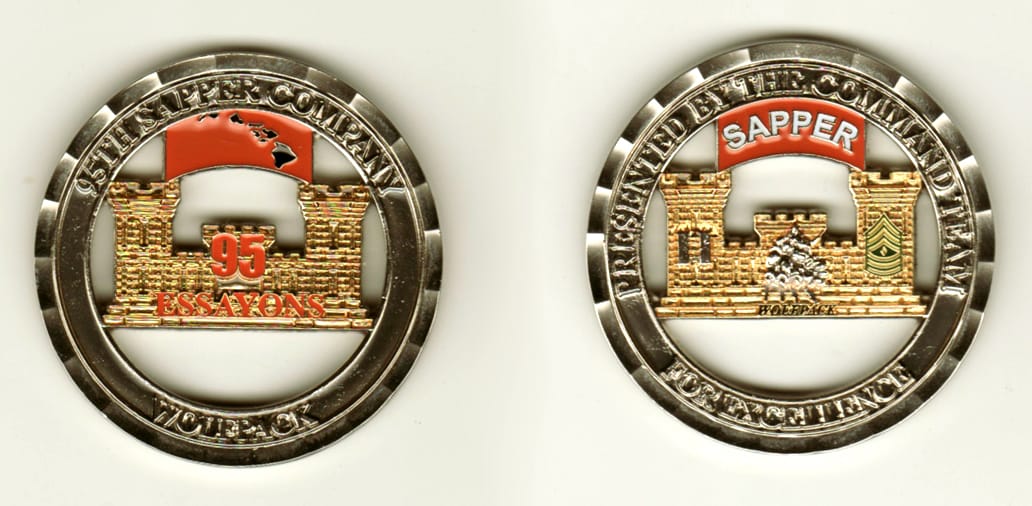 Round shaped, silver colored coin, 2 1/8 inches in diameter.