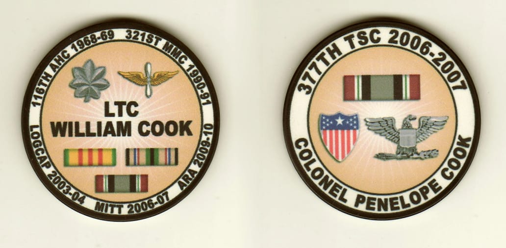 Round shaped, white colored poker chip 1-5/8 inches in diameter.