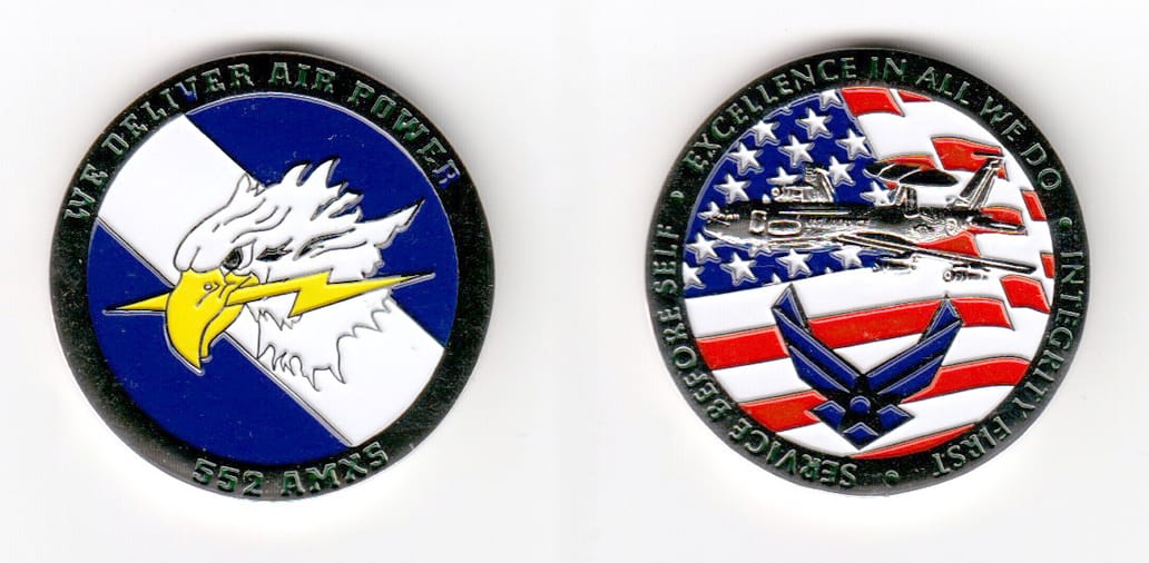 Round shaped, silver colored coin, 1-5/8 inches in diameter.