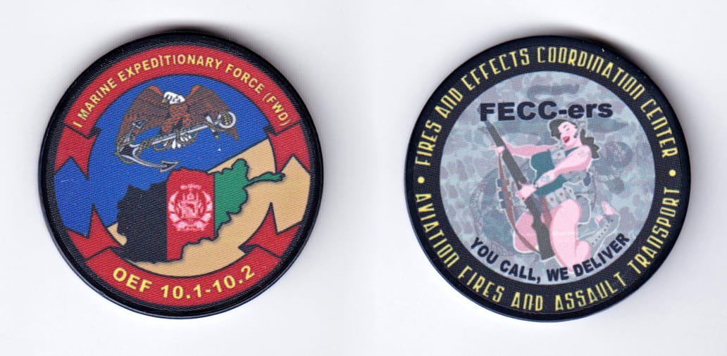 Round shaped, black colored poker chip, 1-3/4 inches in diameter.