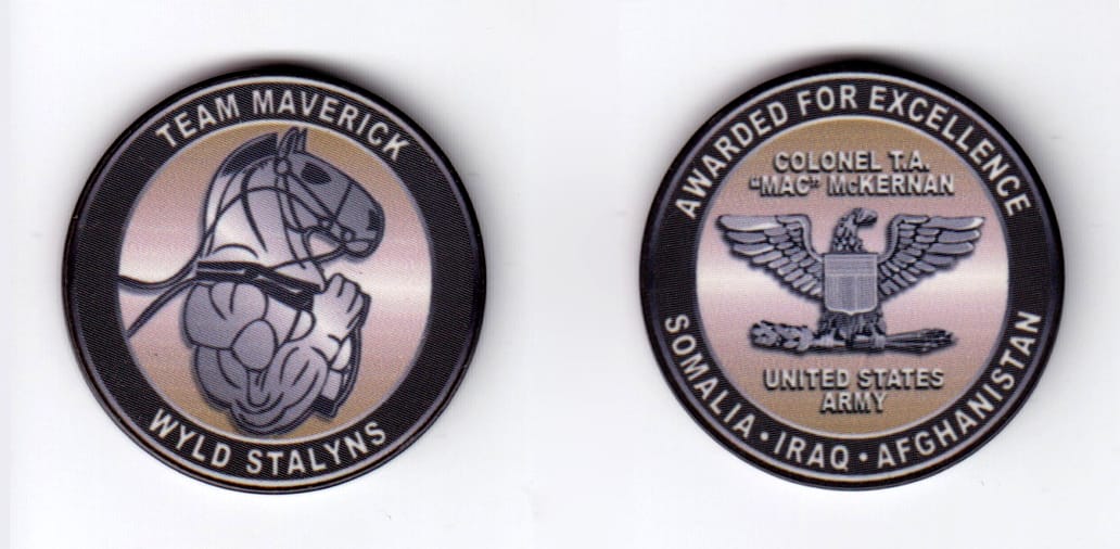 Round shaped, gray colored poker chip, 1-5/8 inches in diameter.