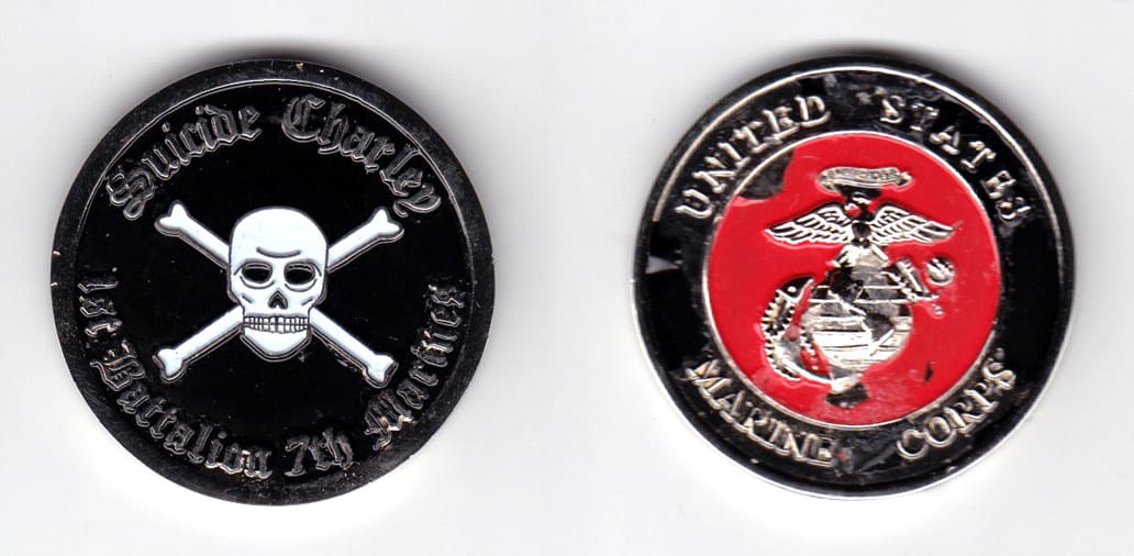 Round shaped, silver colored coin, 1-9/16 inches in diameter.