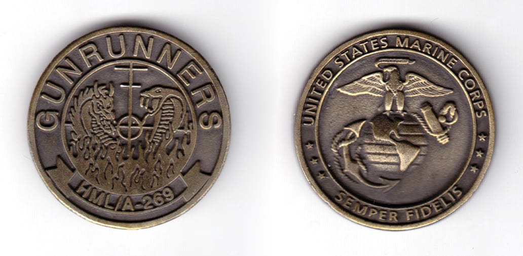 Round shaped coin, very antique brass in color, 1 31/64 inches in diameter.