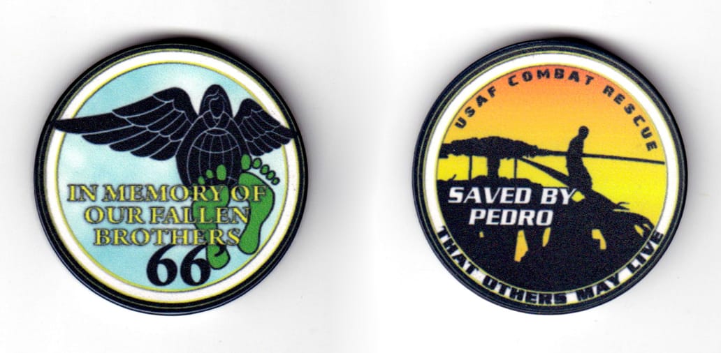 Round shaped poker chip, black in color, 1 3/4 inches in diameter.