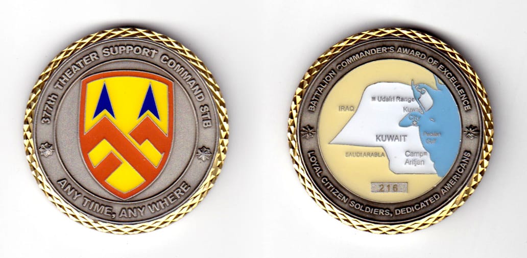 Round shaped coin, pewter in color, 1 3/4 inches in diameter.