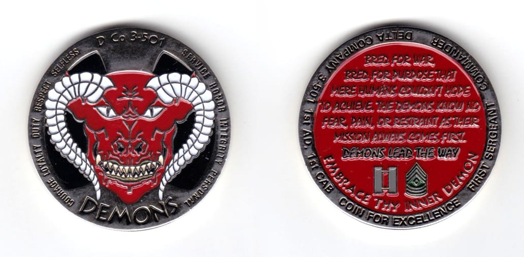 Round shaped coin, silver in color, 1 41/64 inches in diameter.